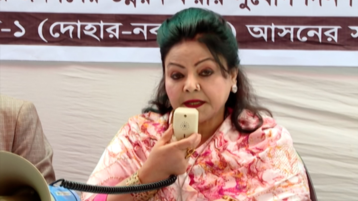 সালমা ইসলামের ১৫ দফার ইশতেহার, নবাবগঞ্জ-দোহারকে মডেল টাউন করার প্রতিশ্রুতি
