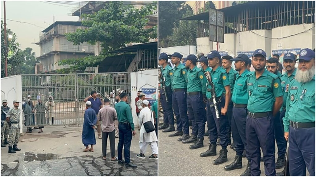 কাকরাইল মসজিদে সকাল থেকে নিরাপত্তা জোরদার